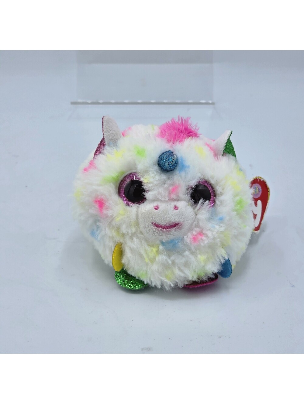 Ty Puffies Beanie Ball Harmonie The Unicorn Stuffed Plush with Tag Mini 3" Toy